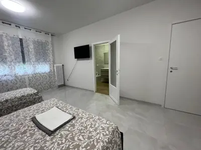 TV o dispositivi per l'intrattenimento presso Casa Roma rooms&apartments