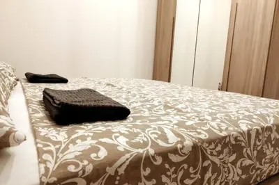 Letto o letti in una camera di Ruga Giuffa