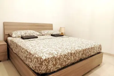 Letto o letti in una camera di Ruga Giuffa
