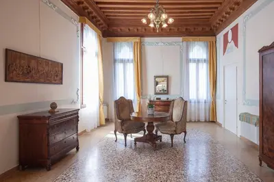 Area soggiorno di LUXURY APARTMENT PESARO PAPAFAVA