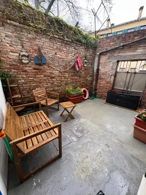 Planimetria di Ca' Rioba - Patio Privato e Vista Canale a Cannaregio