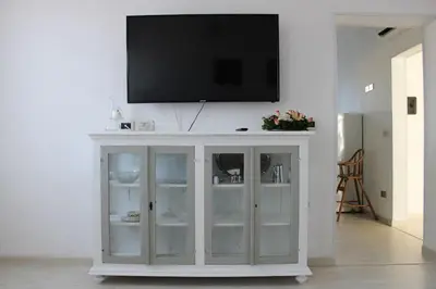 TV o dispositivi per l'intrattenimento presso Apartment with terrace in Chioggia's main square