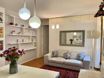 Area soggiorno di San Francesco Charming apartment -Treviso
