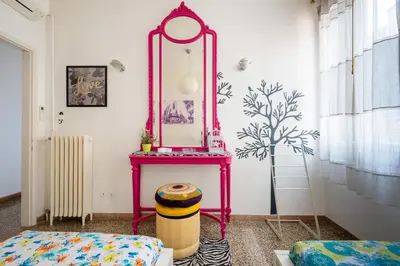 Letto o letti in una camera di Fondamenta della Misericordia by Bealux Srl