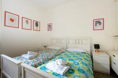 Letto o letti in una camera di Fondamenta della Misericordia by Bealux Srl