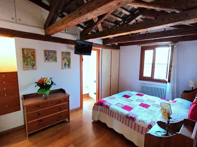 Letto o letti in una camera di Bellissima Terrazza