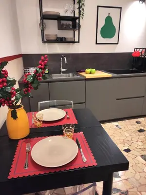 Cucina o angolo cottura di Loft Loggia al Santo - zona ospedale e centro storico