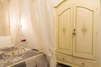 Letto o letti in una camera di Ca' Briani DX