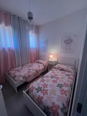 Letto o letti in una camera di Lady Hana