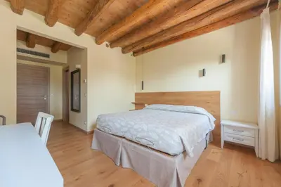 Letto o letti in una camera di Agriturismo coda di gatto