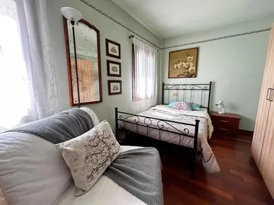 Letto o letti in una camera di Casale Gelsomino