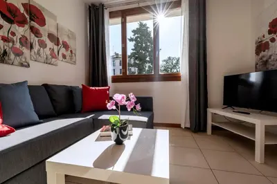 TV o dispositivi per l'intrattenimento presso enJoy Home - appartamento I Papaveri