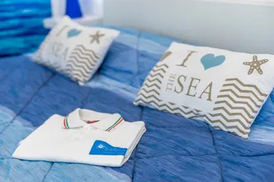 Letto o letti in una camera di The 727 Sottomarina