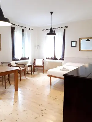 Letto o letti in una camera di B&B Via Museo