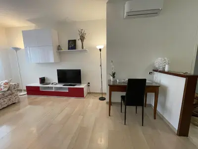 TV o dispositivi per l'intrattenimento presso Giovigemini Apartment