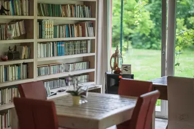 Biblioteca nell'agriturismo