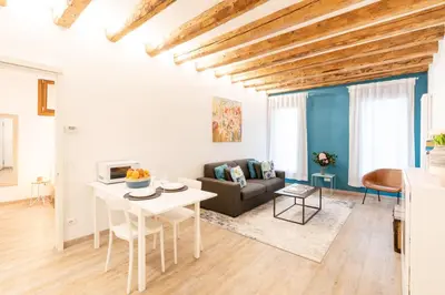 Area soggiorno di Boutique apartment nel Cuore di Venezia