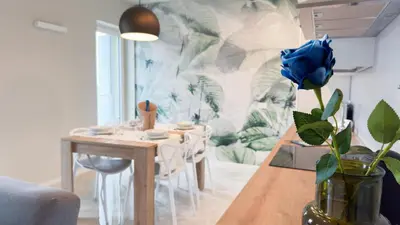 Area soggiorno di Fairmont Seafront Acquamarine Suite by CaSa Check