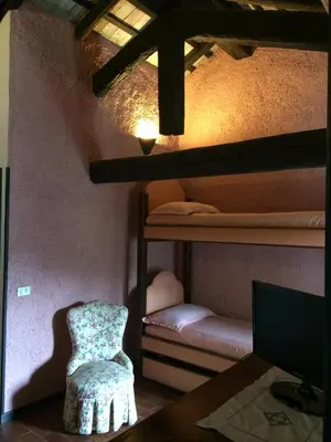 Letto o letti in una camera di Il Podere Del Convento