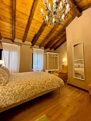 Letto o letti in una camera di Incantevole Casetta Veneziana