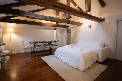 Letto o letti in una camera di Ca' Regina
