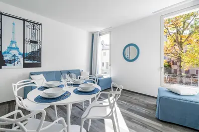 Area soggiorno di Palazzo Ruzante Padova - Parigi Apt