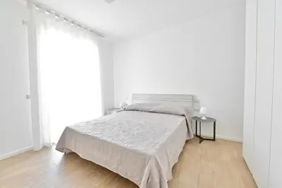 Letto o letti in una camera di Sun Beach Apartments