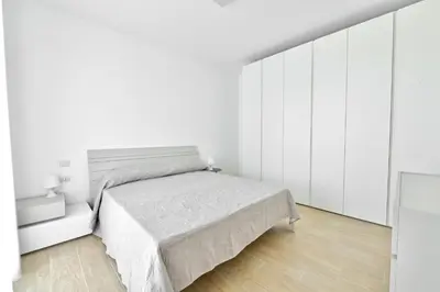 Letto o letti in una camera di Sun Beach Apartments