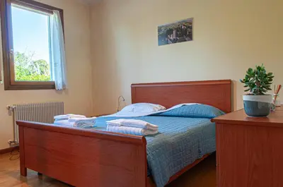 Letto o letti in una camera di Appartamentino a Susegana