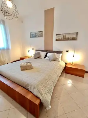 Letto o letti in una camera di Relax nelle colline del Prosecco