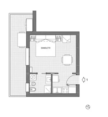 Planimetria di Holiday Apartment