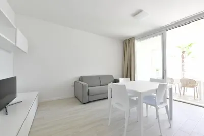 TV o dispositivi per l'intrattenimento presso Wave Plus Apartments