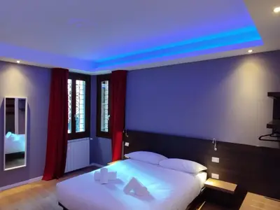 Letto o letti in una camera di Ca' Piasentin