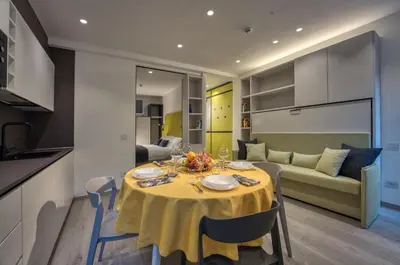 Area soggiorno di Cà Murà - Residence Belle Parti