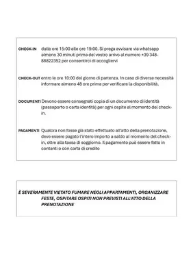 Planimetria di Cà Murà - Residence Belle Parti