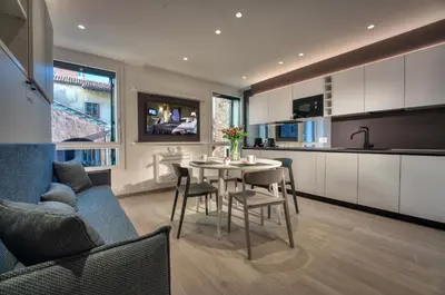 Cucina o angolo cottura di Cà Murà - Residence Belle Parti