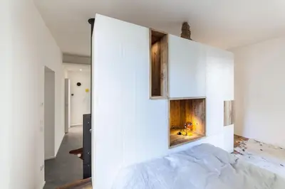 Letto o letti in una camera di Mini al Santo