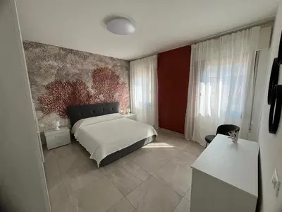 Letto o letti in una camera di Casa di EVA
