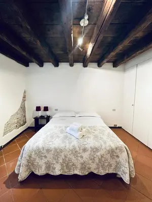 Letto o letti in una camera di San Pancrazio Home
