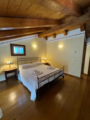 Letto o letti in una camera di Locanda al Convento