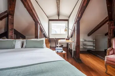 Letto o letti in una camera di Santa Giustina Palace R&R