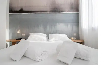 Letto o letti in una camera di Hotel Rio