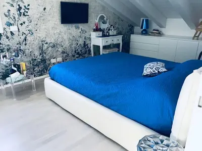 Letto o letti in una camera di Casa al mare, moderna con piscina e giardino!
