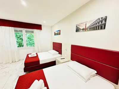 Letto o letti in una camera di Dream Hub