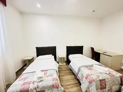 Letto o letti in una camera di Dream Hub