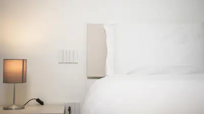 Letto o letti in una camera di Palazzo Gilberto