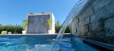 Piscina di CasaKadd001Luxury Heated Pool Garden PatioBarbeque o nelle vicinanze