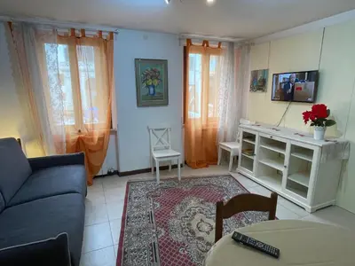 TV o dispositivi per l'intrattenimento presso New View Canal Lovers Apartment