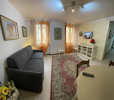 TV o dispositivi per l'intrattenimento presso New View Canal Lovers Apartment