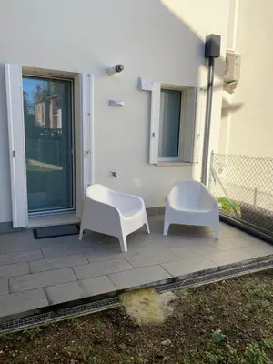 Patio o area all'aperto di Greenway Apartment